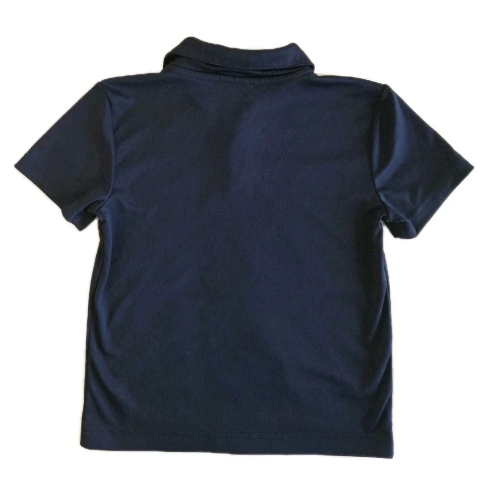 Nike Boys Navy Blue Polo Shirt Dri Fit Performance, Golf Dress Uniform Size 5-6